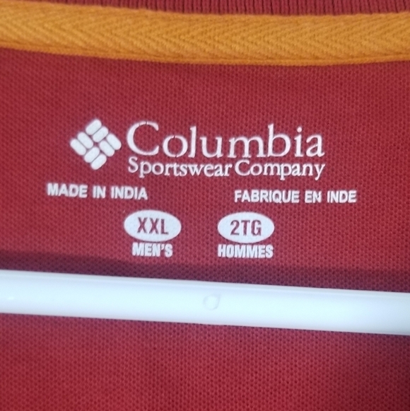 Columbia Mens Plus Size Polo Collared Tee. Short Sleeve. Size XXL. 100% Cotton. - Picture 3 of 6